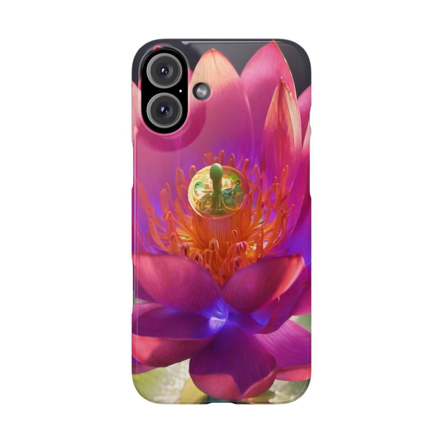 Slim Phone Case for iPhone 16 - Glossy Lexan, Ultra-Thin