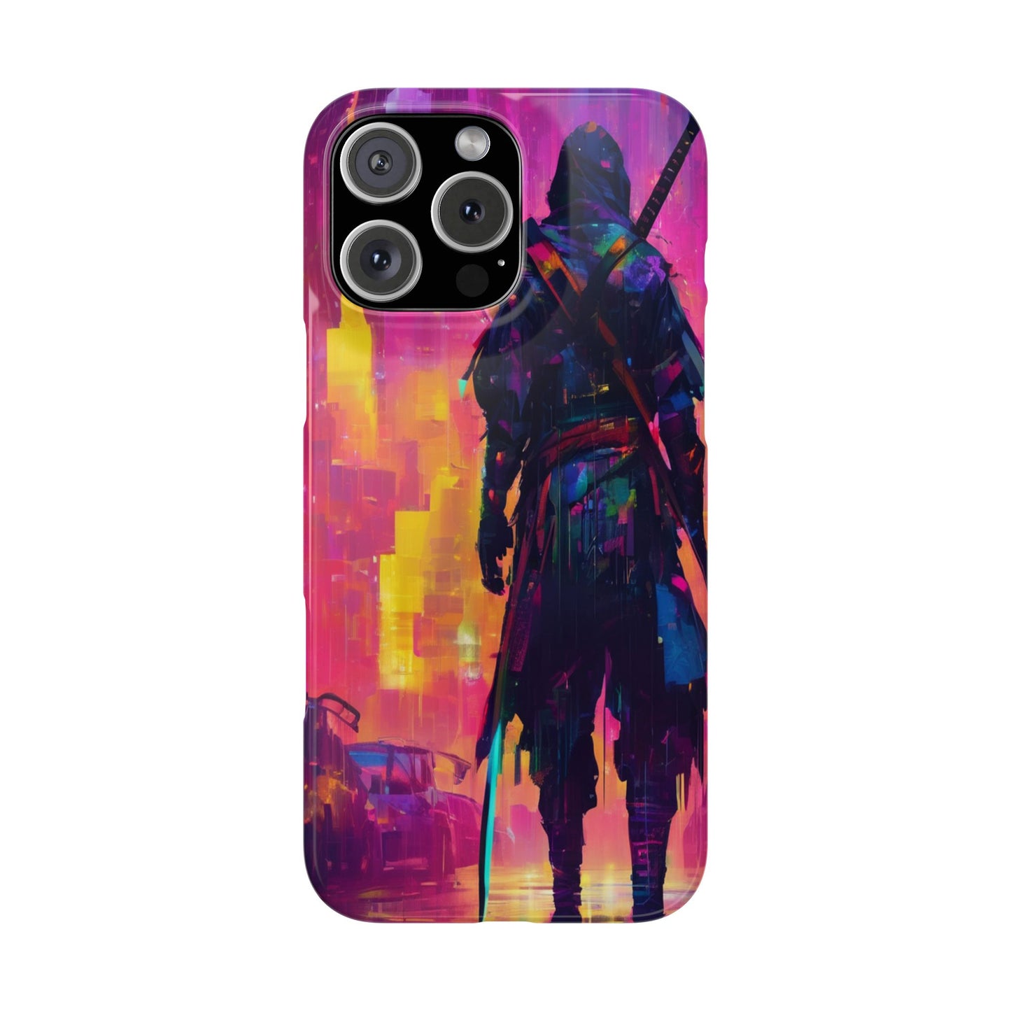 Neon Slim Phone Case for iPhone 16 - Glossy Lexan Finish