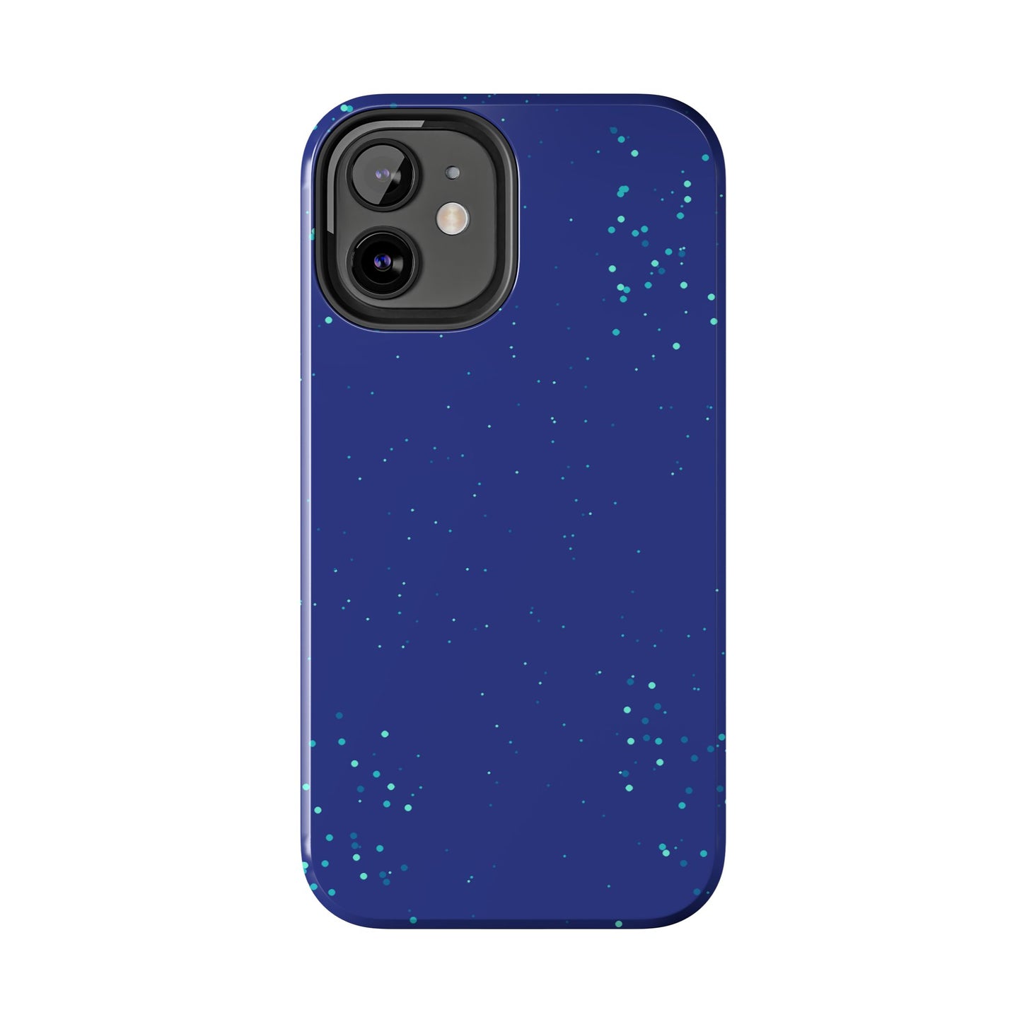 Blue Abstract Dot Pattern Tough Phone Cases, Case-Mate
