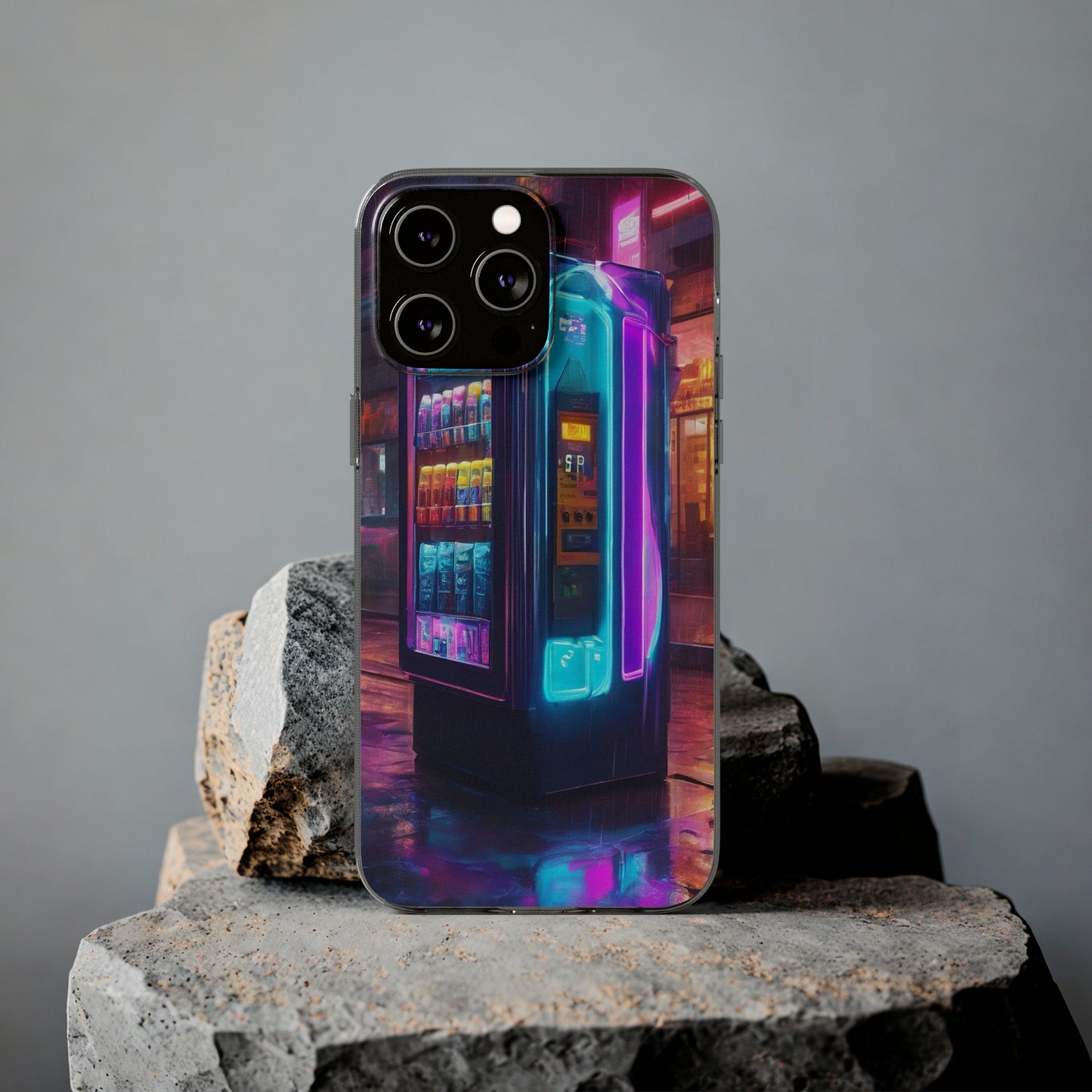 Clear Silicone Phone Case - Slim, Flexible with Open Ports