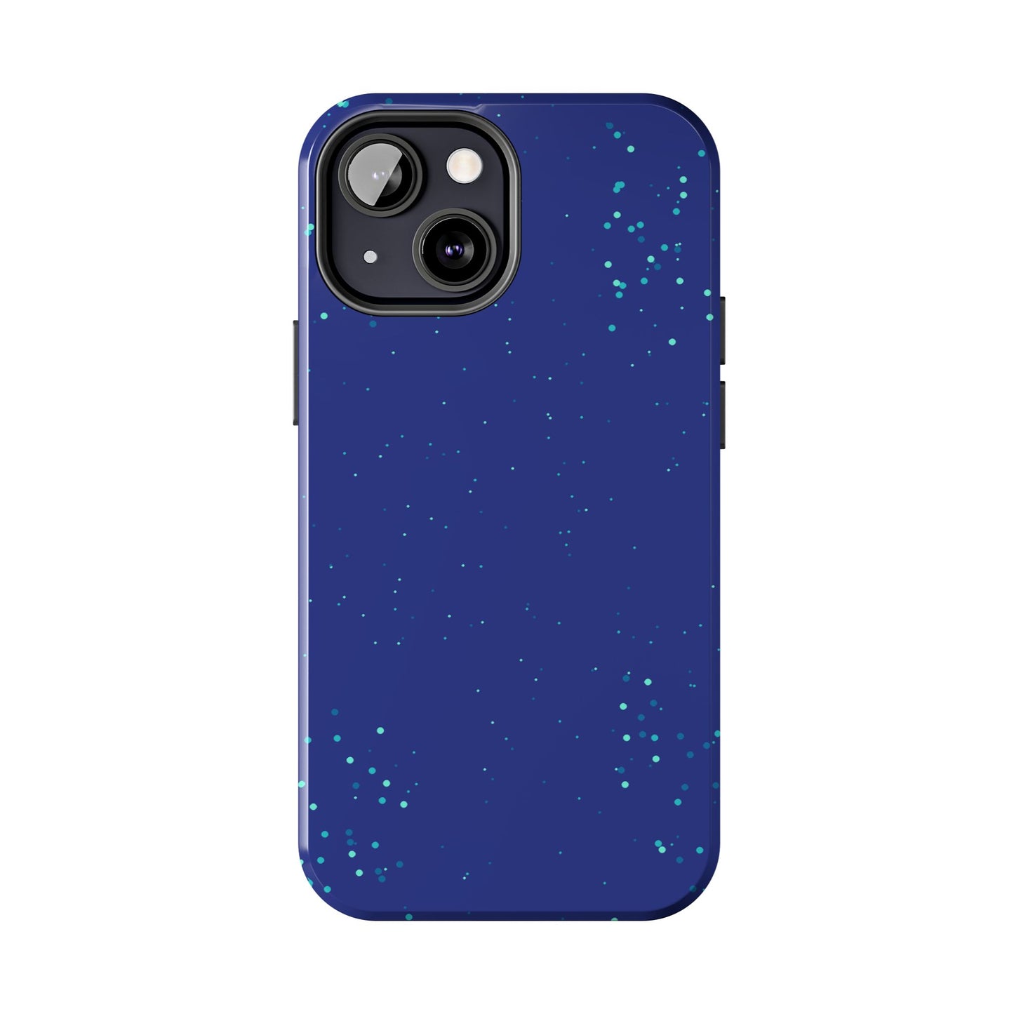 Blue Abstract Dot Pattern Tough Phone Cases, Case-Mate