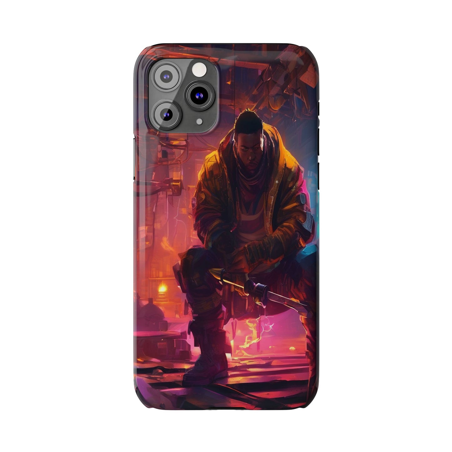 Slim Phone Case for iPhone 16 - Ultra-Thin, Glossy PC