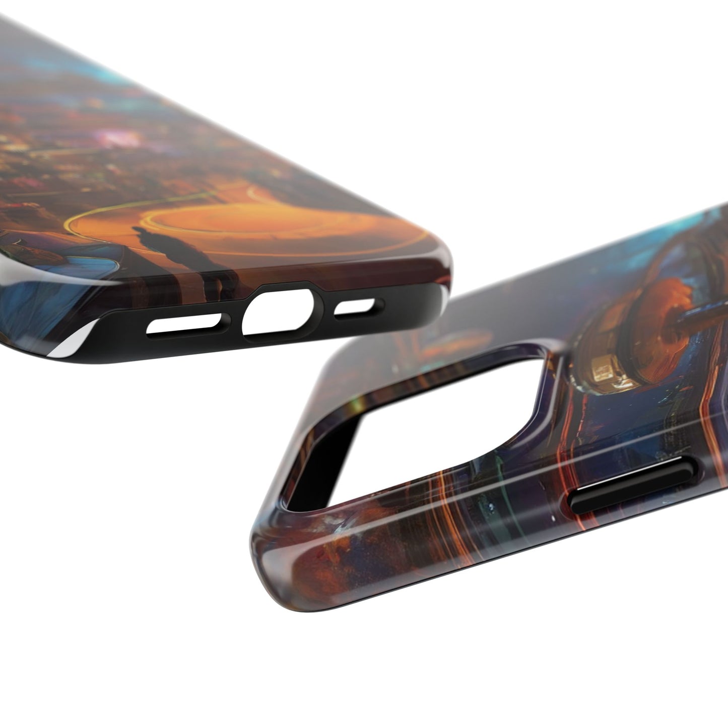 Tough Phone Case - 2-Piece Impact-Resistant Glossy Shield