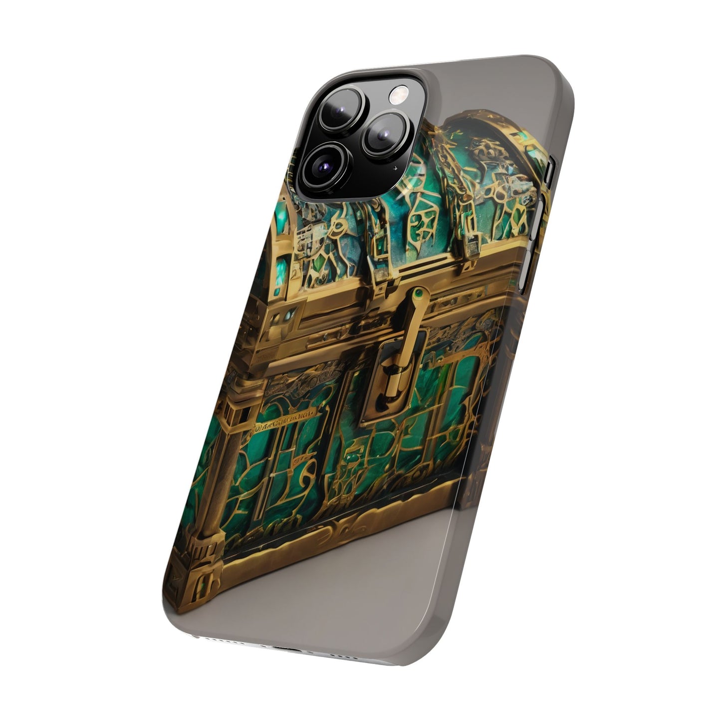 iPhone 16 Slim Phone Case: Glossy Lexan, Ultra-Slim