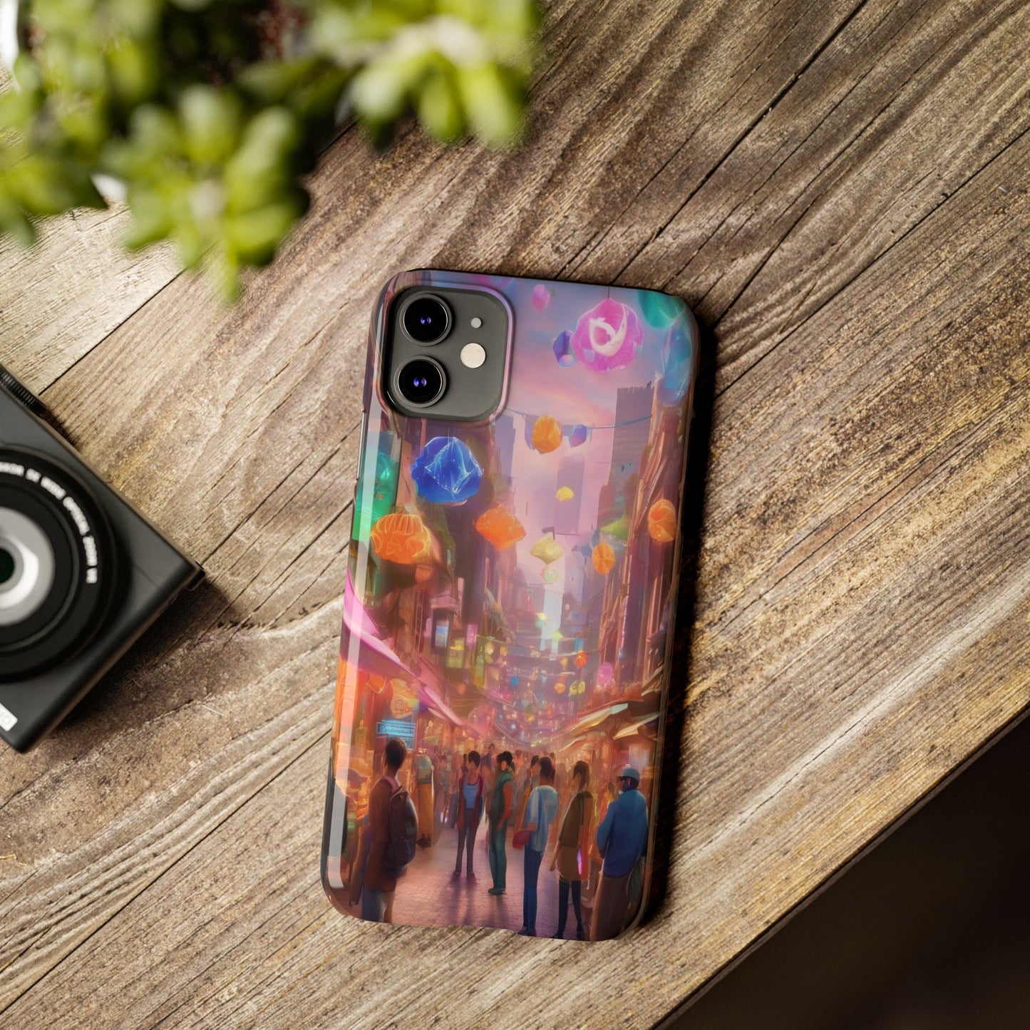 Ultra-Slim Glossy iPhone 16 Phone Case