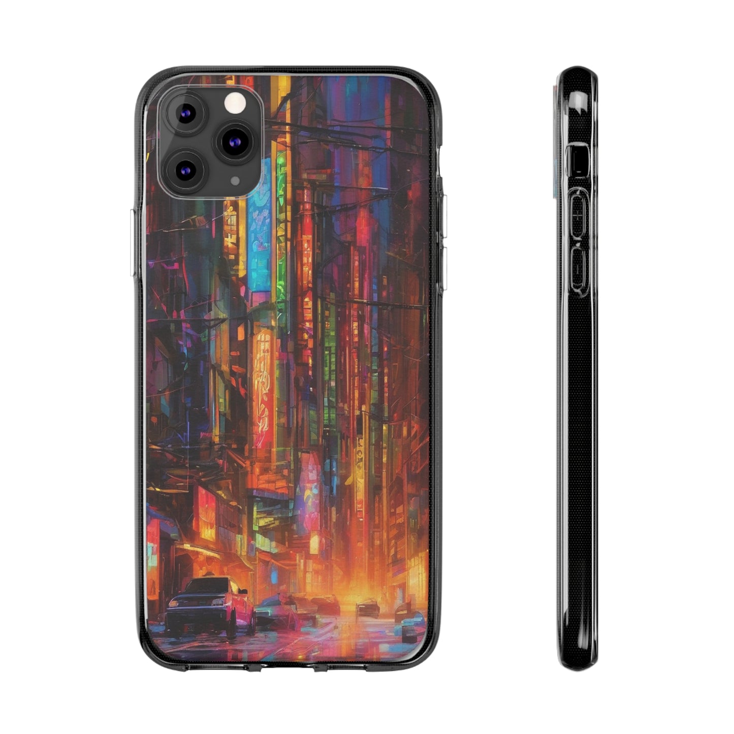 Clear Silicone Phone Case - Slim, Durable, Open-Port Design