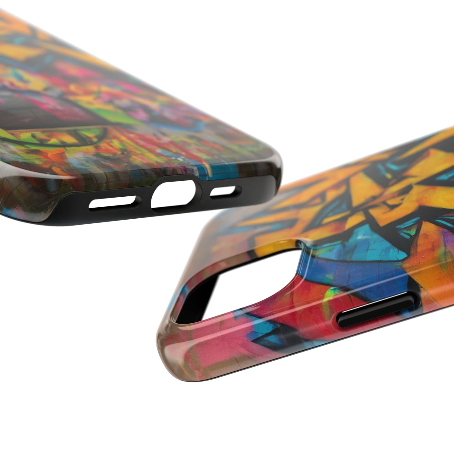 Rugged Phone Case - Impact-Resistant, Glossy Finish