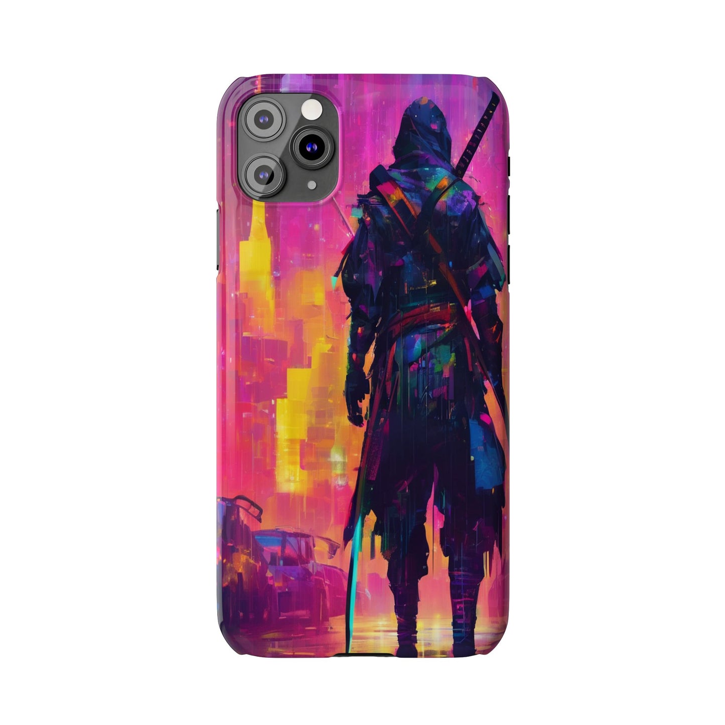 Neon Slim Phone Case for iPhone 16 - Glossy Lexan Finish