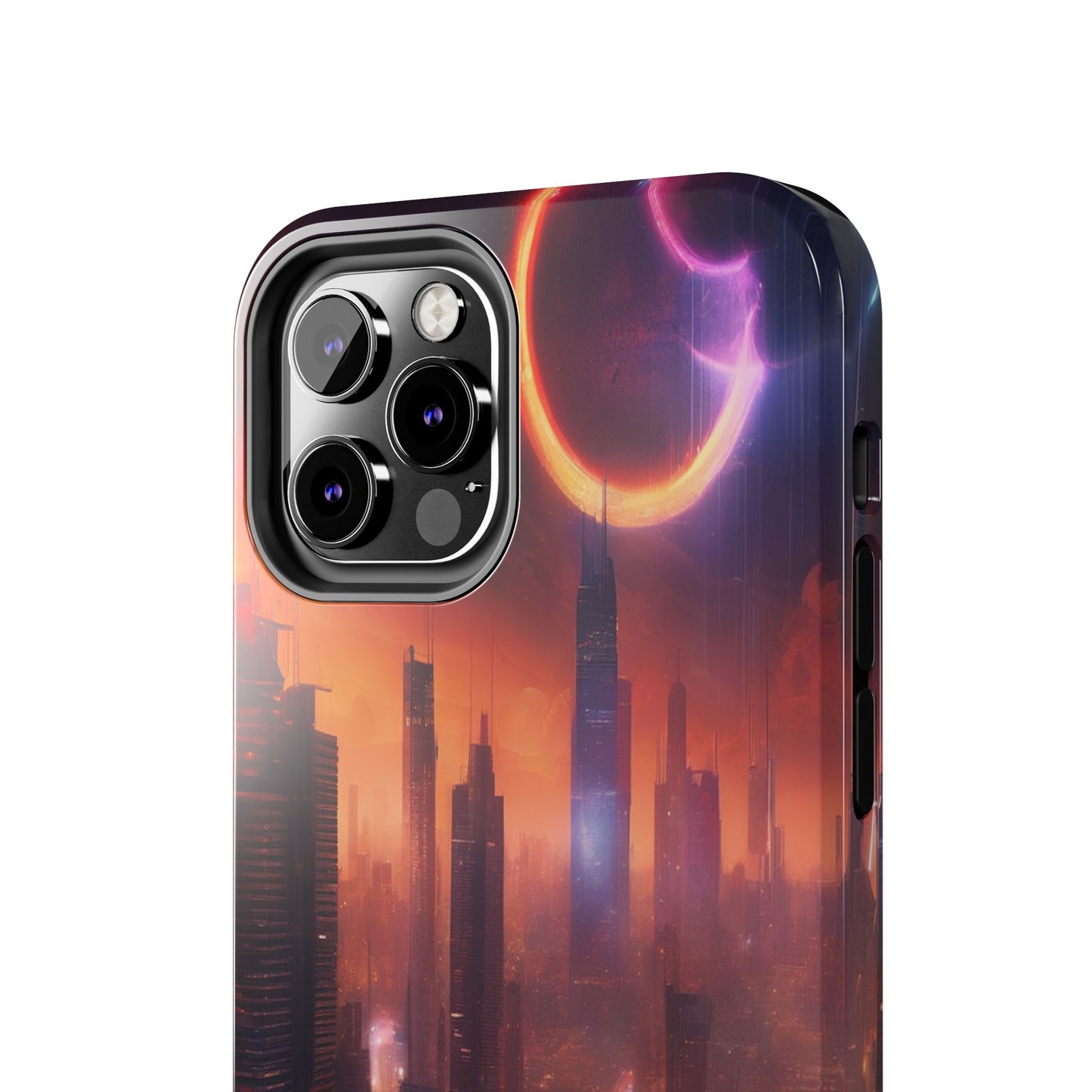 Rugged Phone Case - Impact-Resistant Dual-Layer TPU/PC, Glossy