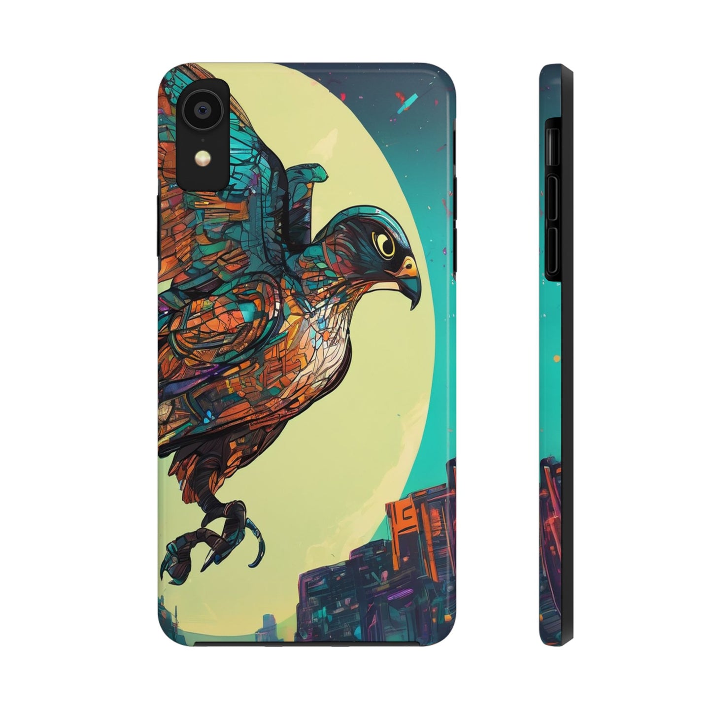 Neon Tough Phone Case - Impact-Resistant, Glossy Finish