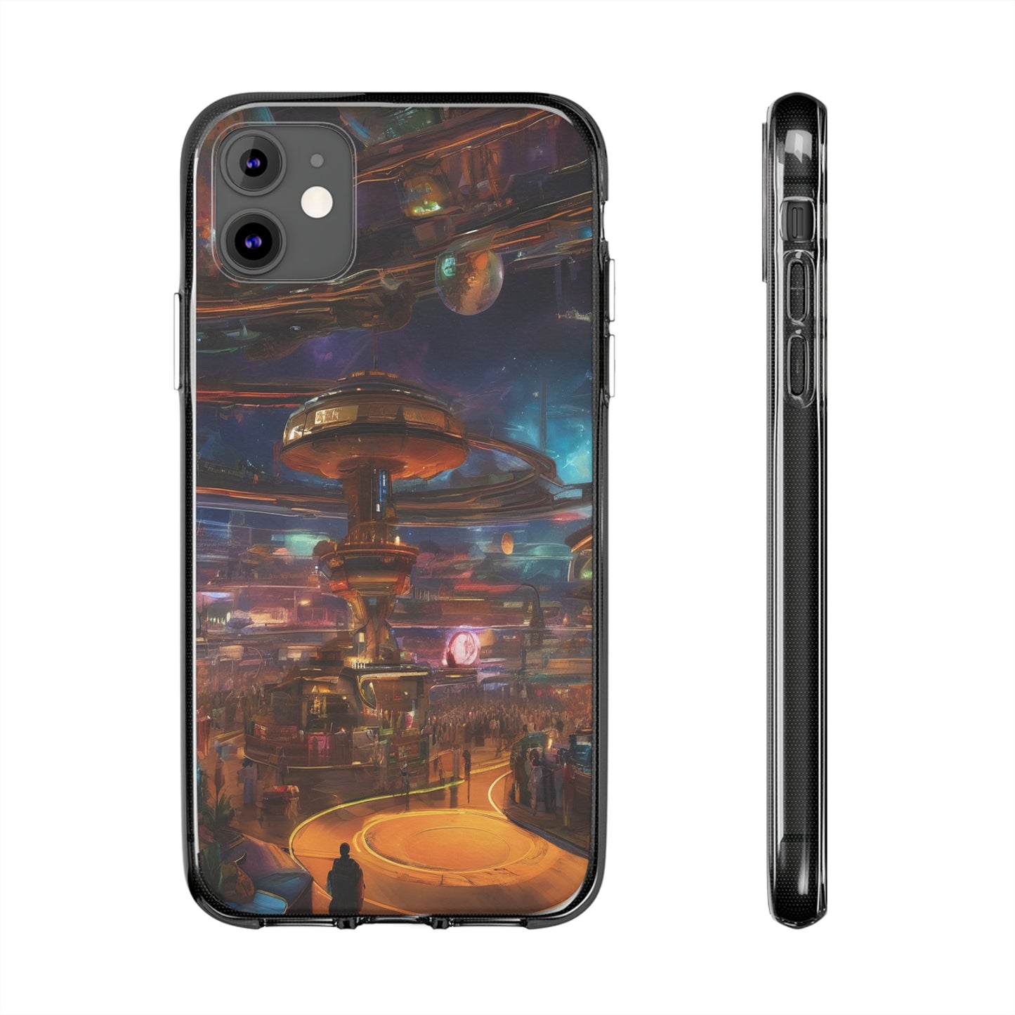 Clear Silicone Phone Case - Slim, Durable, Open-Port Design