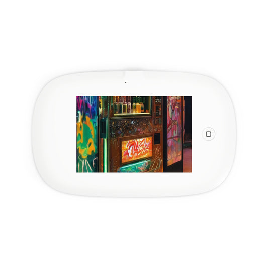 Neon UV Phone Sanitizer & 2-in-1 Wireless Charger