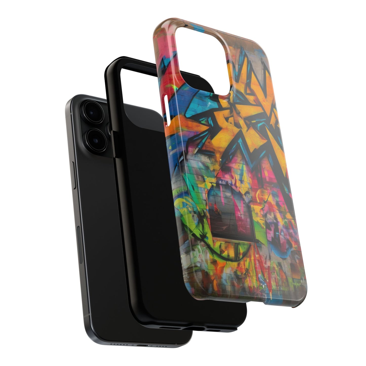Rugged Phone Case - Impact-Resistant, Glossy Finish