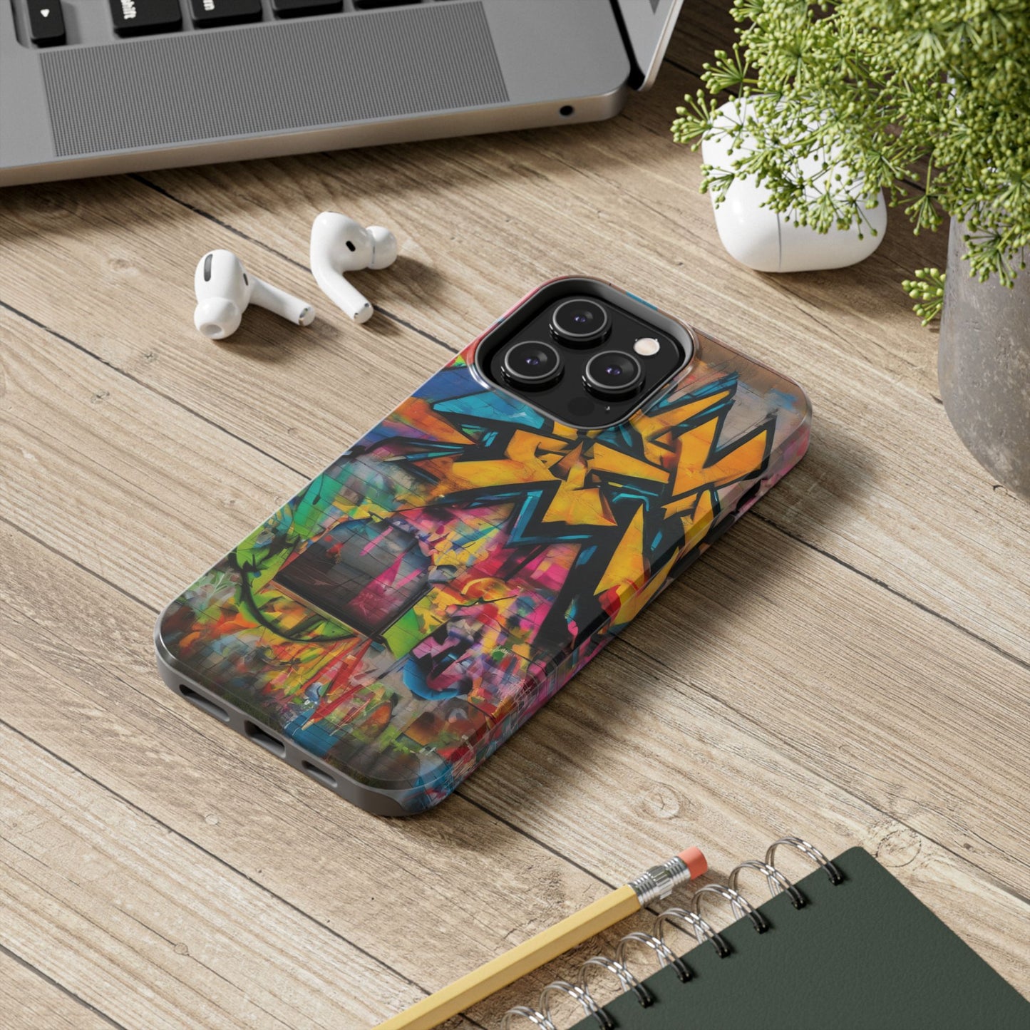 Rugged Phone Case - Impact-Resistant, Glossy Finish