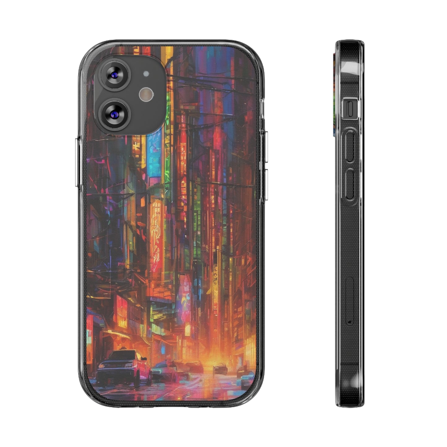 Clear Silicone Phone Case - Slim, Durable, Open-Port Design