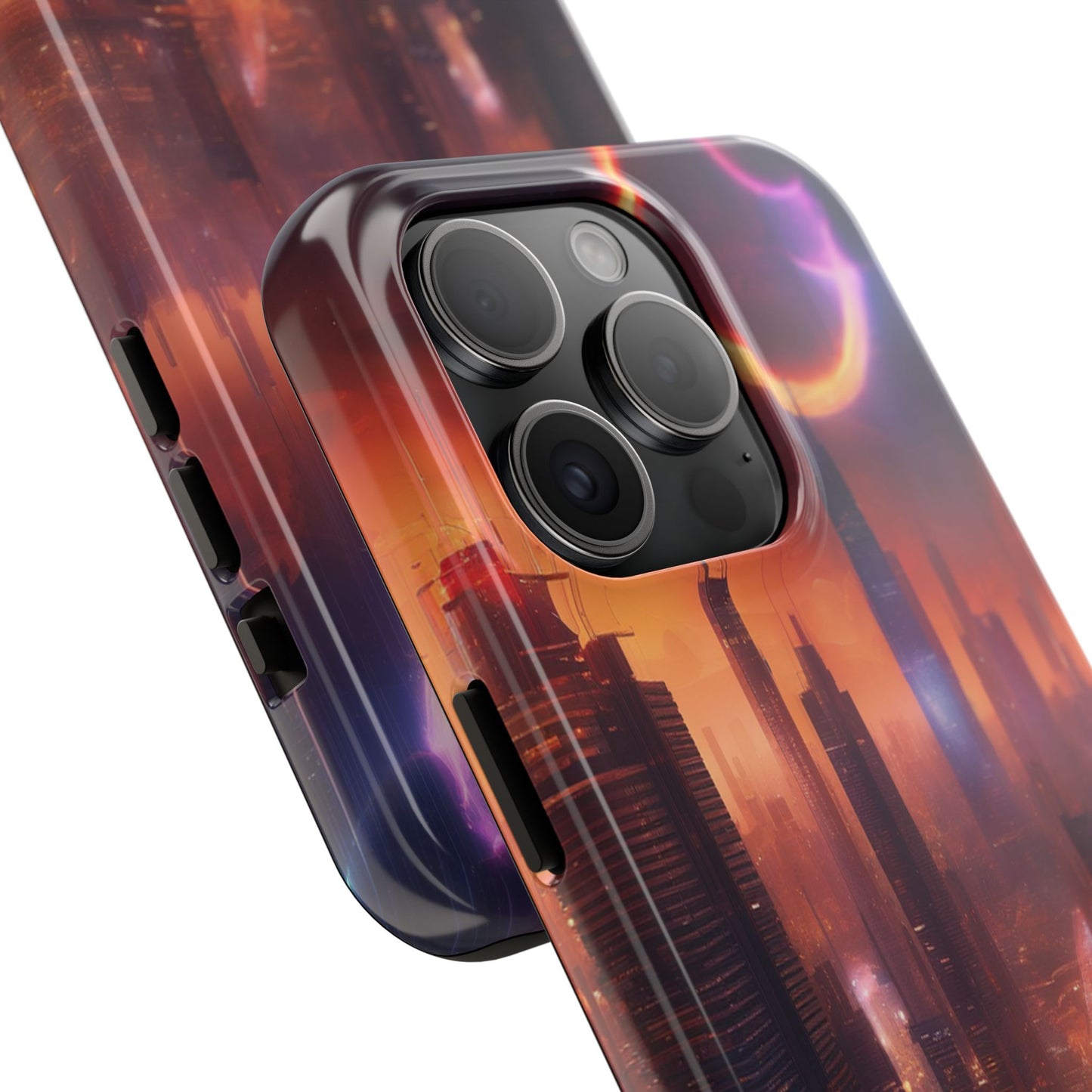 Rugged Phone Case - Impact-Resistant Dual-Layer TPU/PC, Glossy
