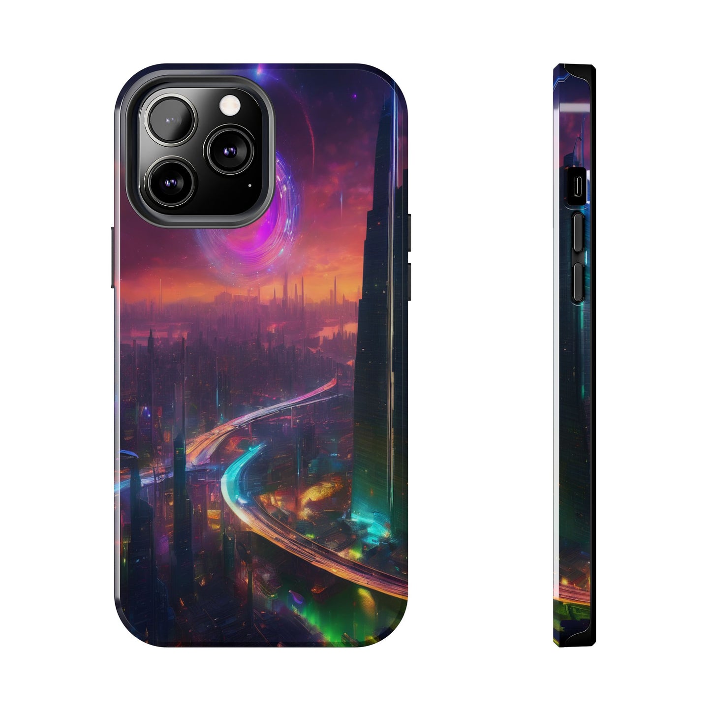 Tough Phone Case – Shockproof TPU/Polycarbonate for iPhone & Samsung