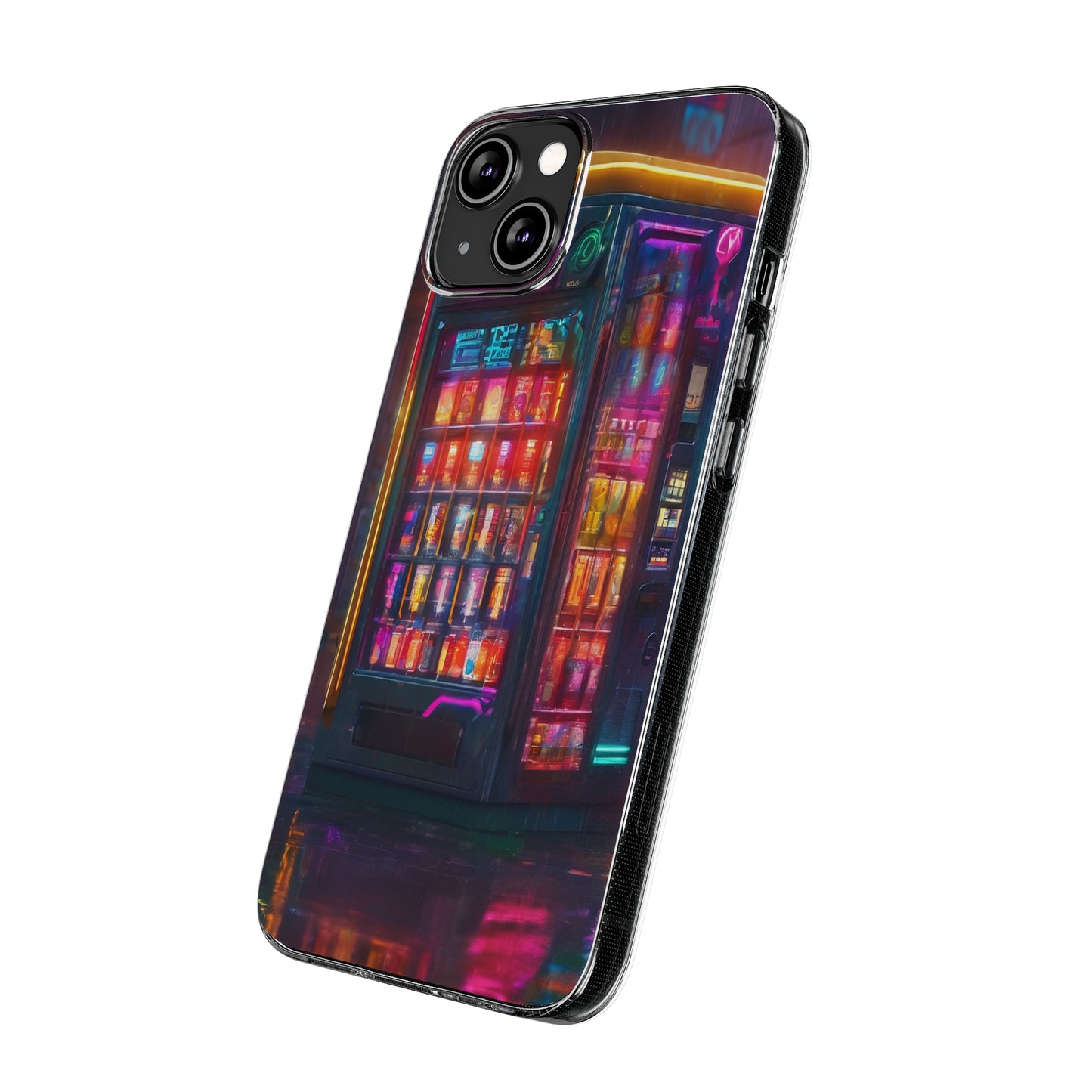Neon Clear Silicone Phone Case - Slim & Flexible Protection