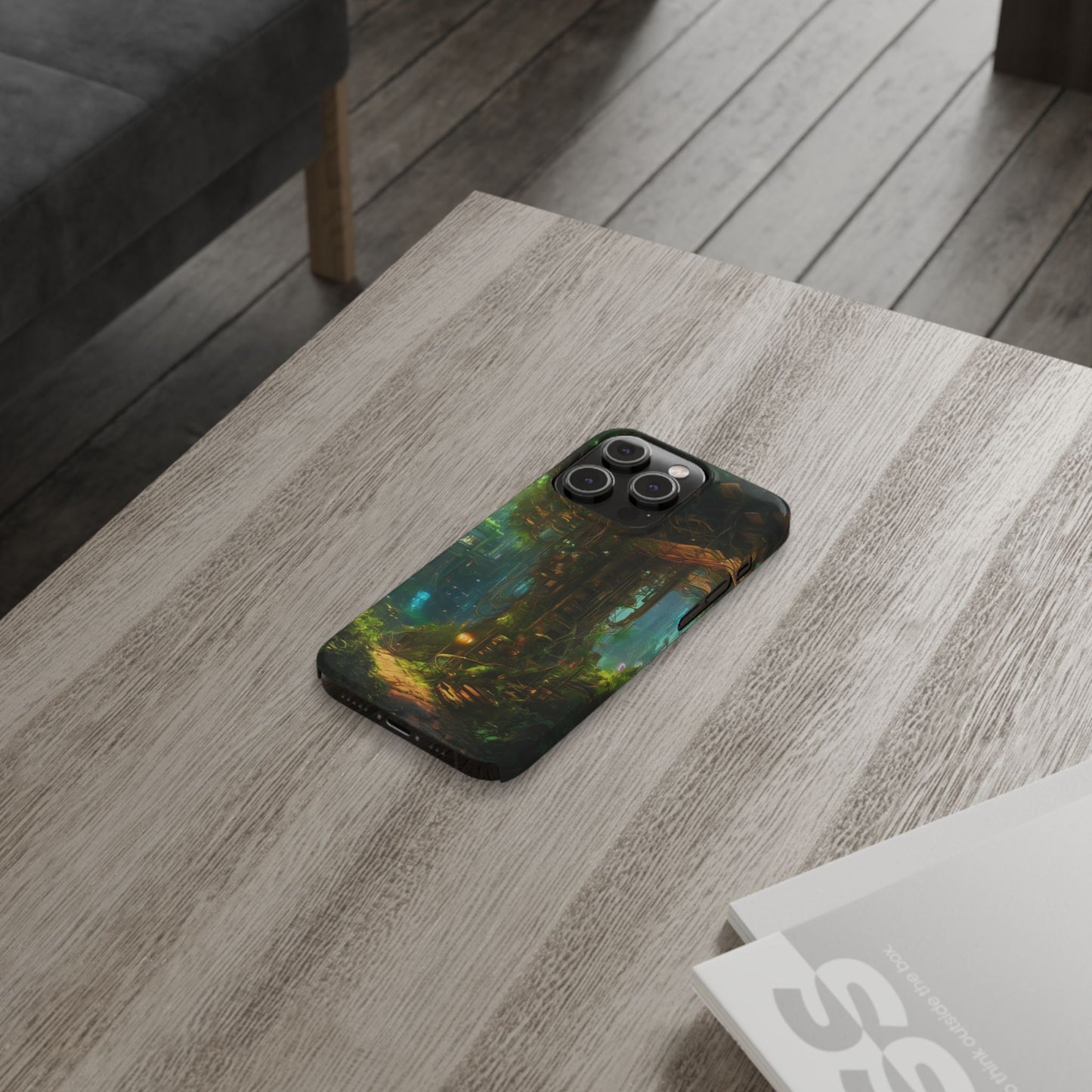Neon Slim Phone Case for iPhone 16 Glossy Lexan