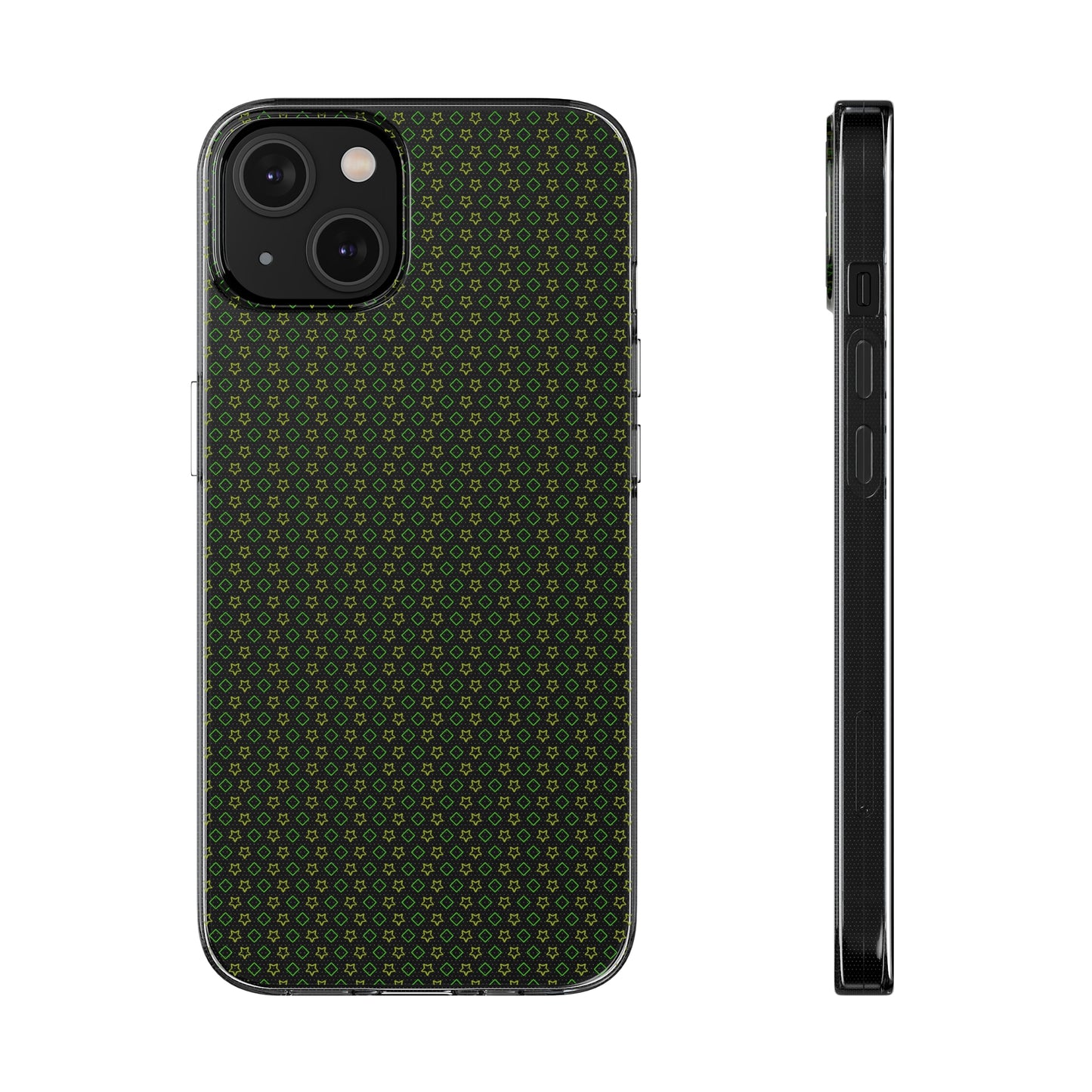 Clear Silicone Phone Case Slim Flexible Open-Port Design