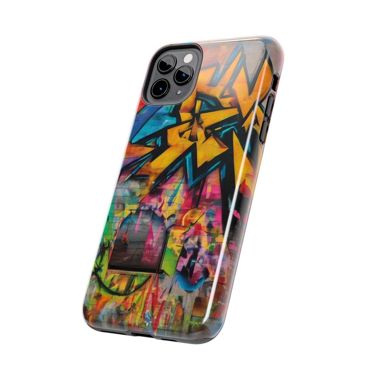 Rugged Phone Case - Impact-Resistant, Glossy Finish
