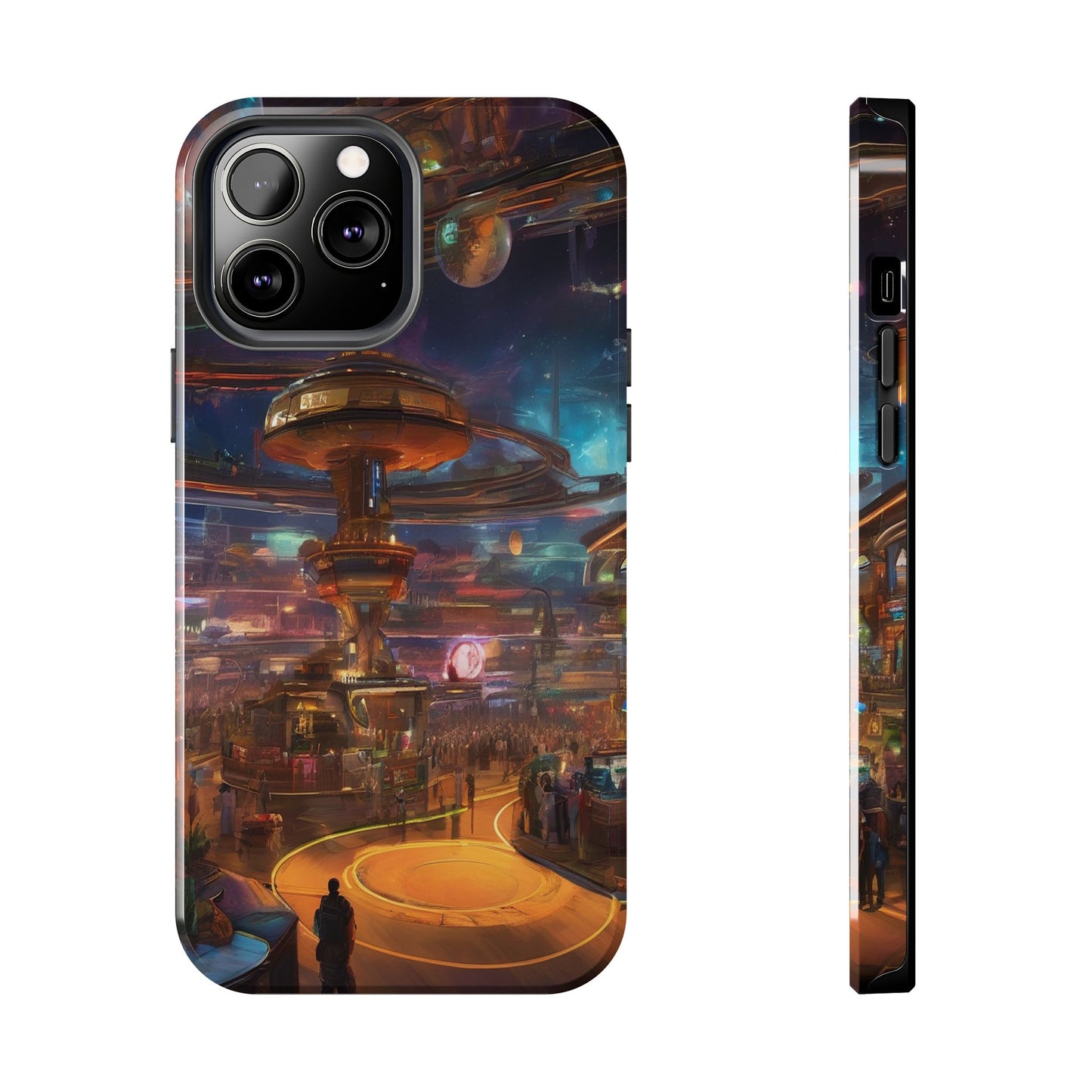 Tough Phone Case - 2-Piece Impact-Resistant Glossy Shield