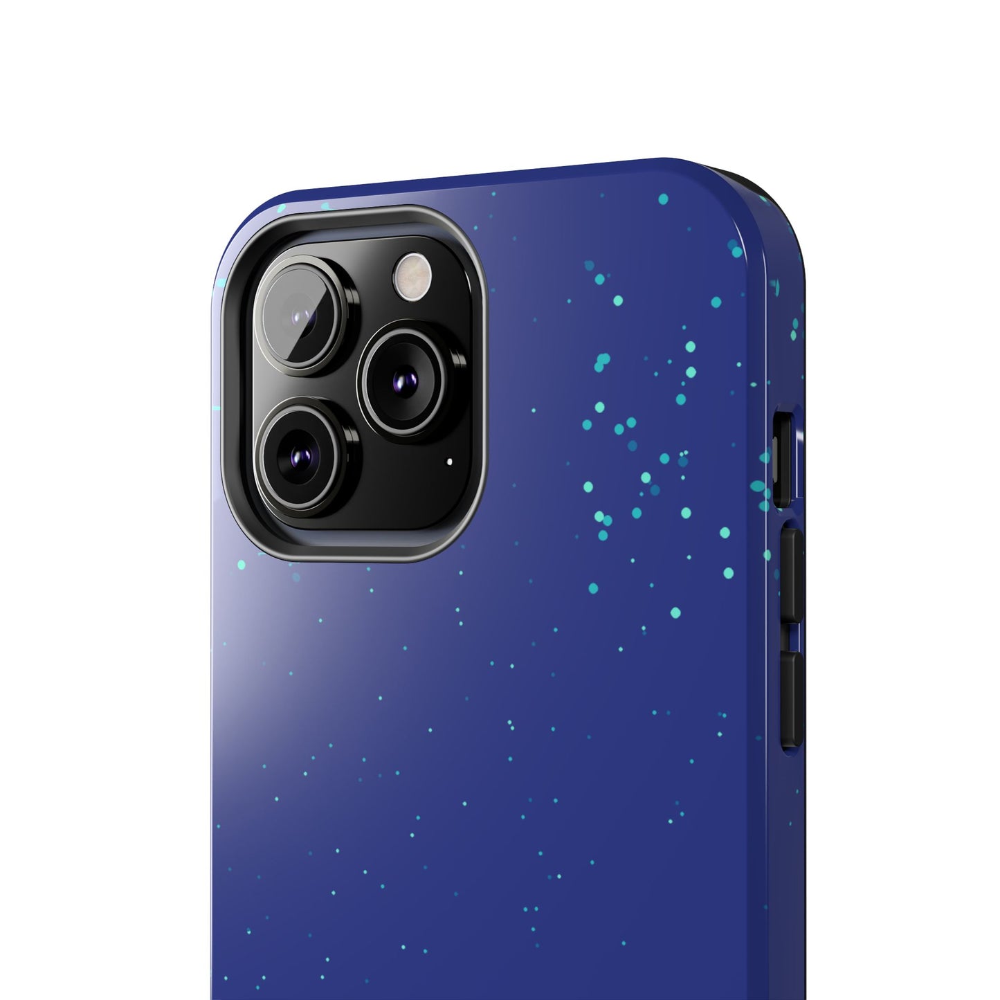 Blue Abstract Dot Pattern Tough Phone Cases, Case-Mate