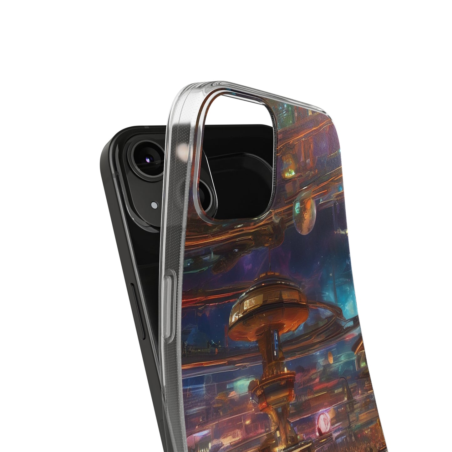 Clear Silicone Phone Case - Slim, Durable, Open-Port Design