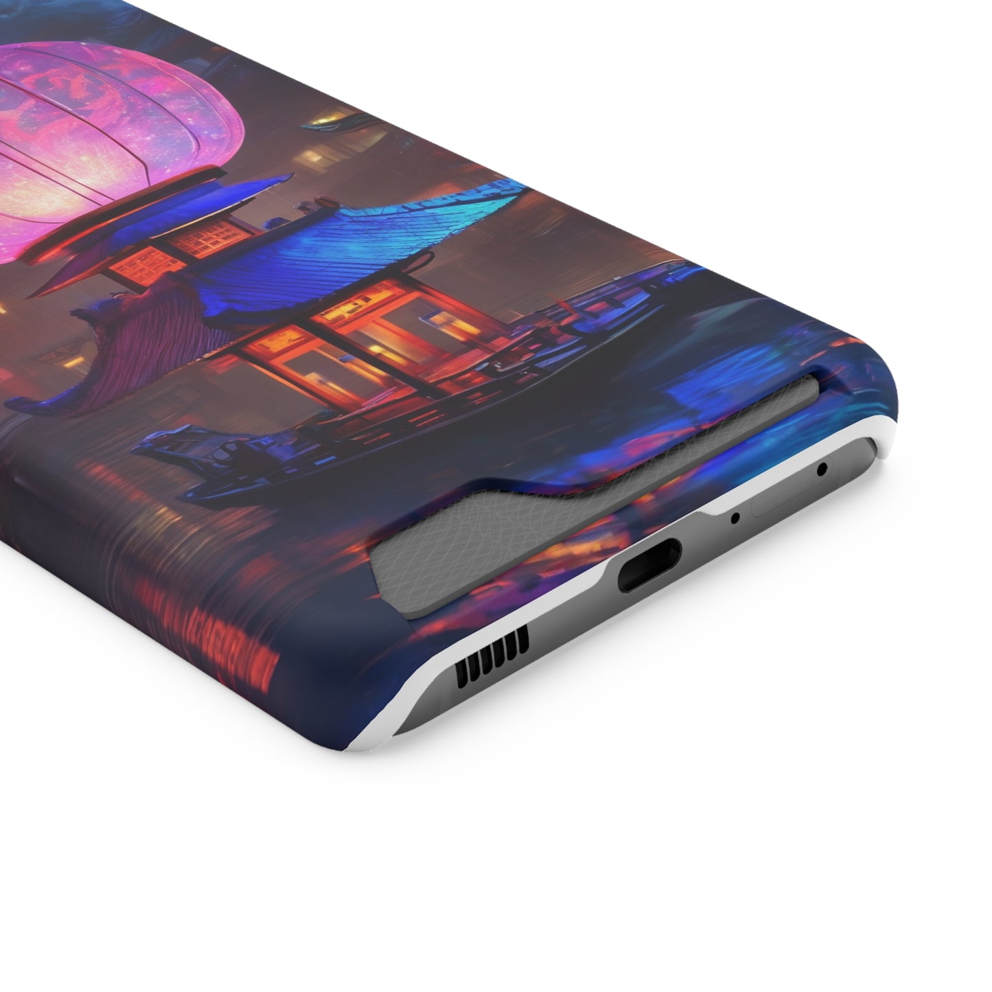 Neon Card Holder Phone Case - MagSafe, 1 Card Slot, Polycarbonate