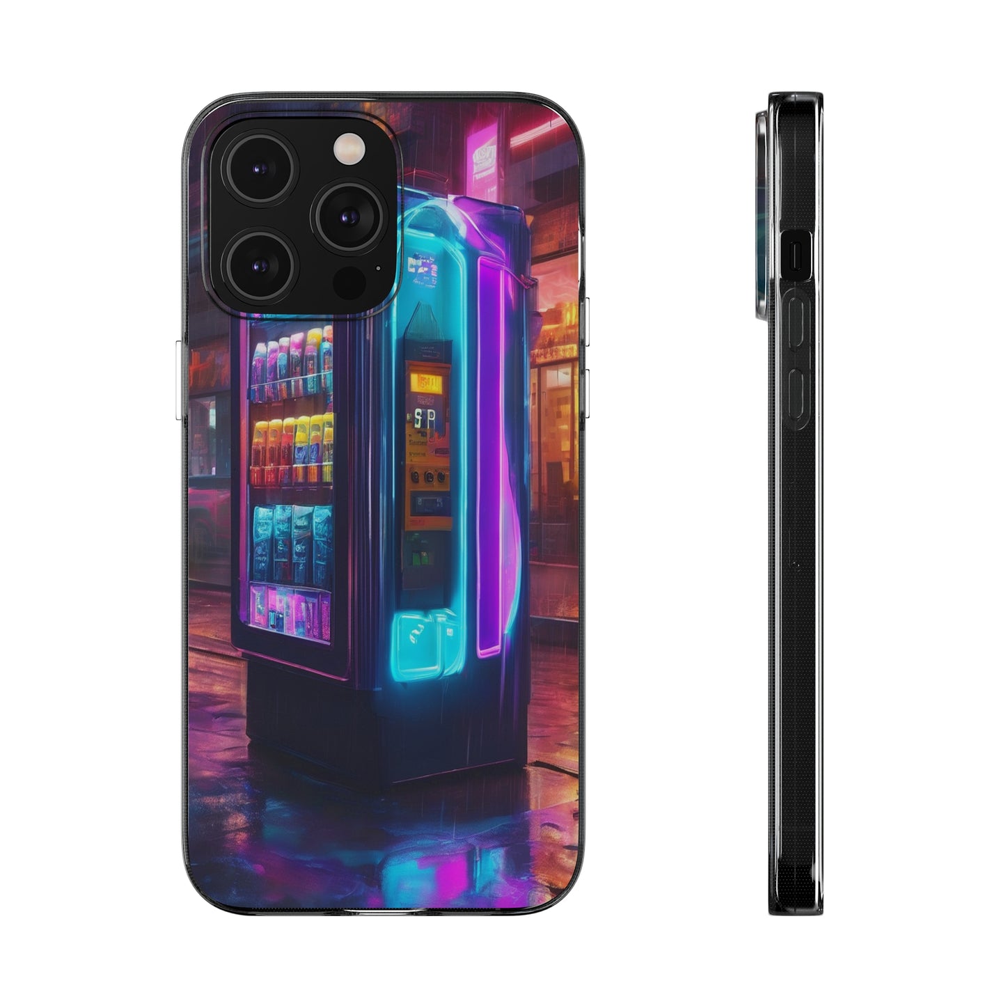 Clear Silicone Phone Case - Slim, Flexible with Open Ports