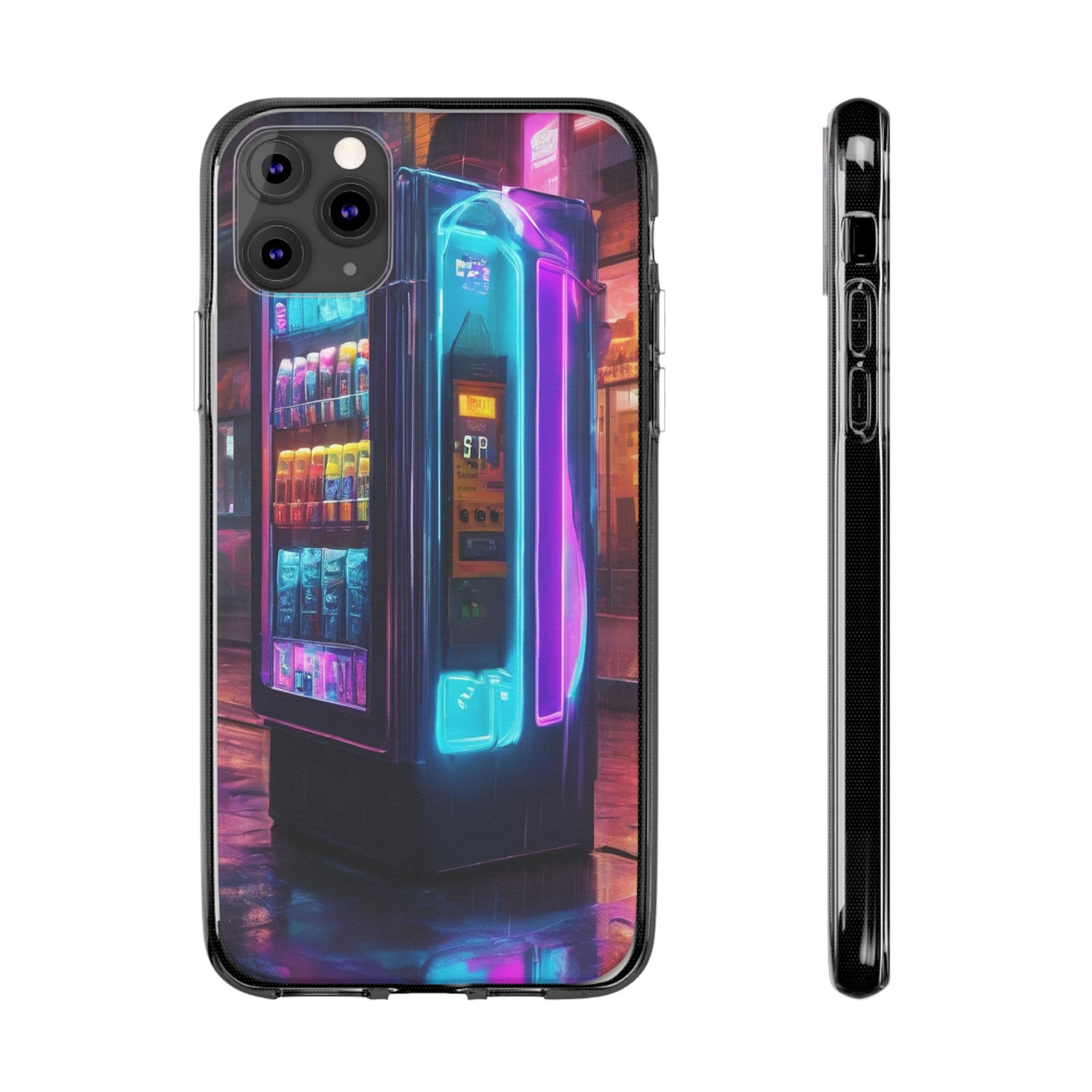 Clear Silicone Phone Case - Slim, Flexible with Open Ports