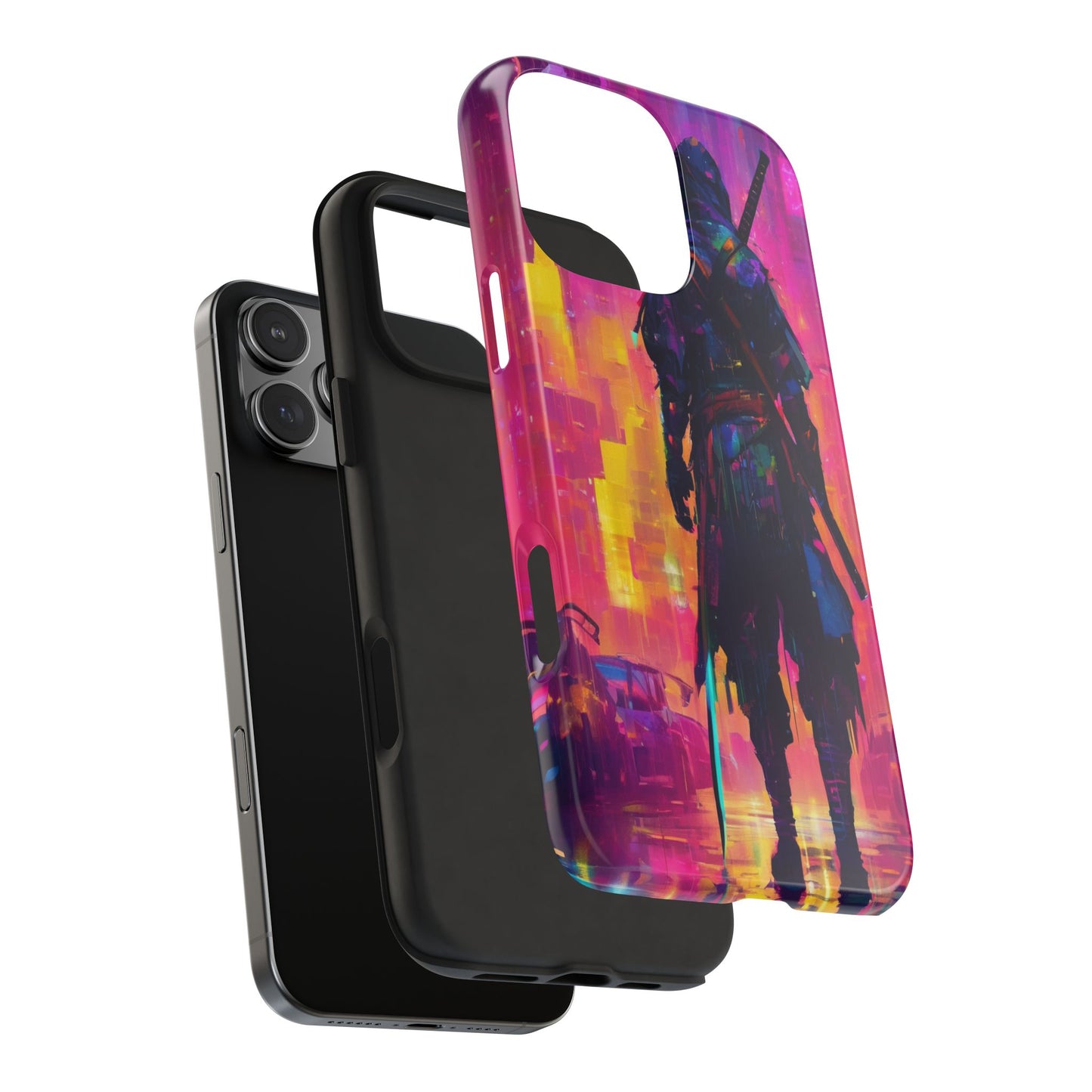 Rugged Phone Case - Impact-Resistant TPU/PC, iPhone & Samsung