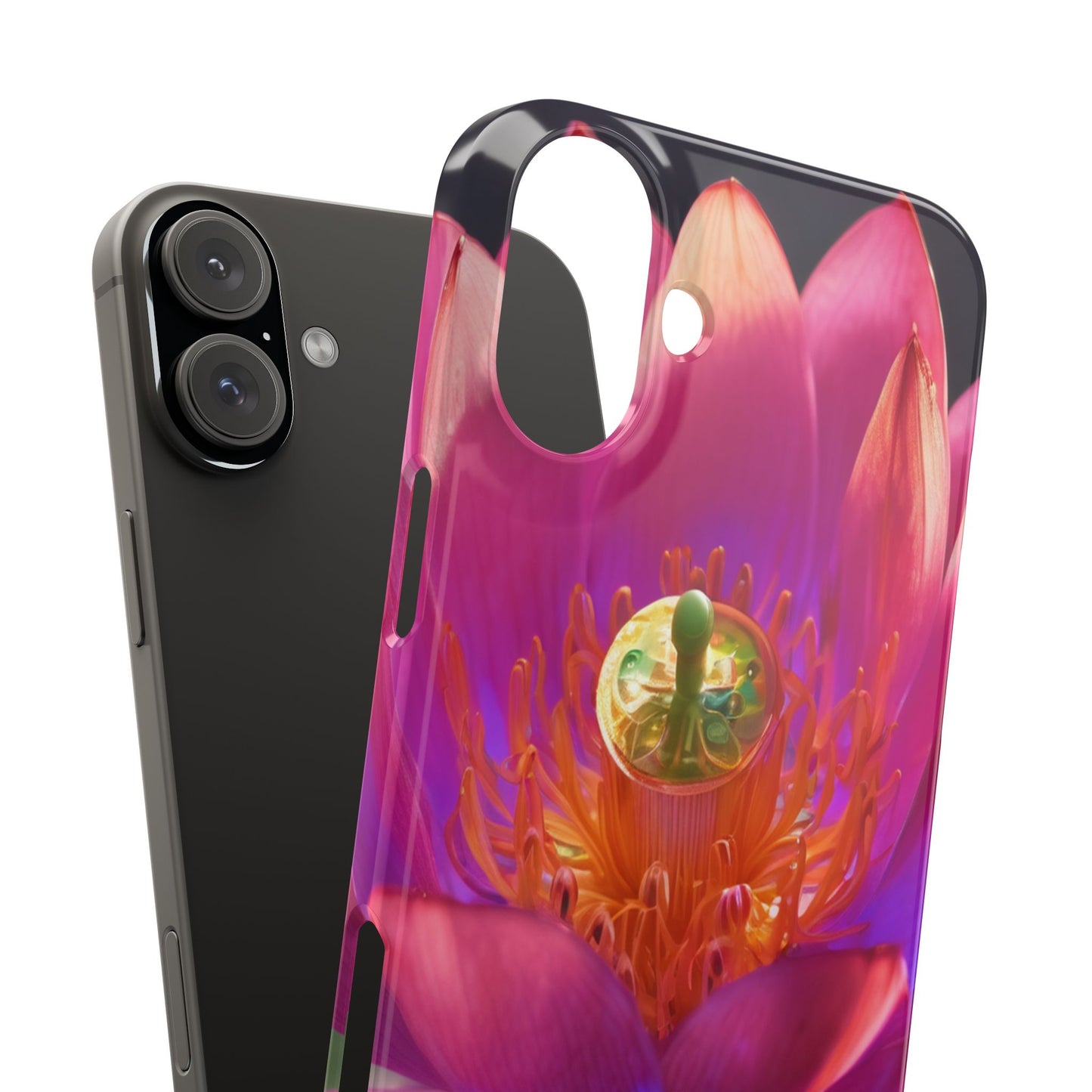 Slim Phone Case for iPhone 16 - Glossy Lexan, Ultra-Thin