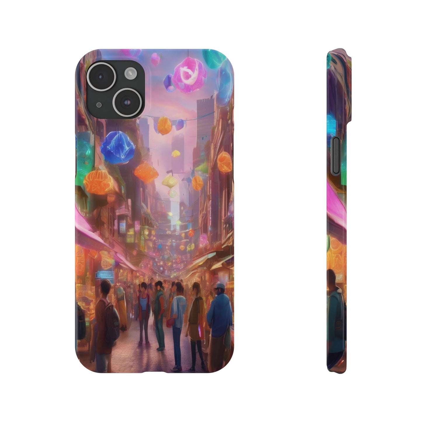 Ultra-Slim Glossy iPhone 16 Phone Case