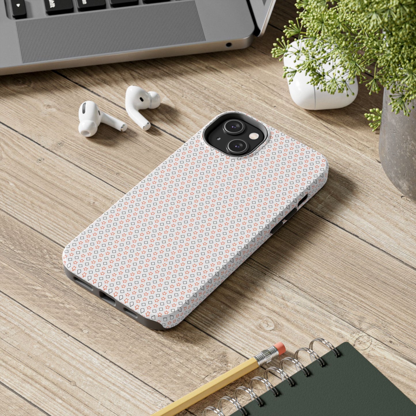 Neon Rugged Phone Case - 2-Piece TPU/PC, Wireless Charging