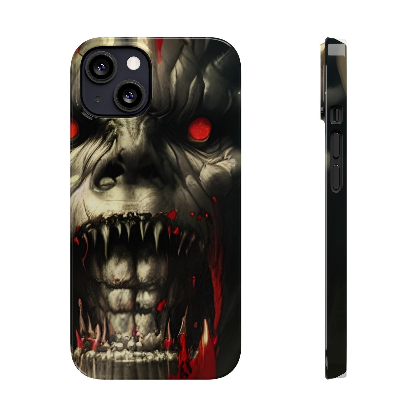 Slim Phone Case - Glossy Lexan PC, Ultra-Thin, Wireless Charging