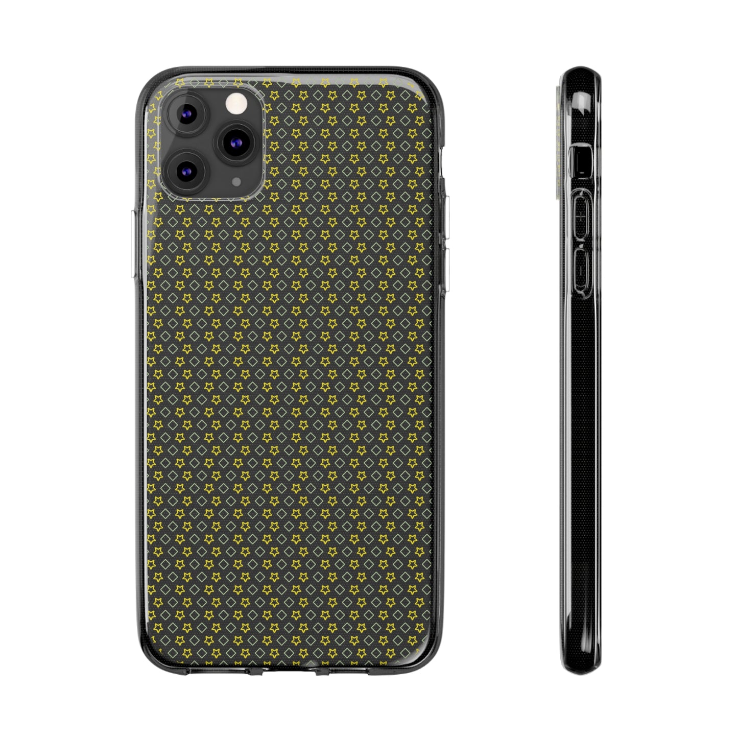 Clear Silicone Phone Case Slim Durable Open-Port Design