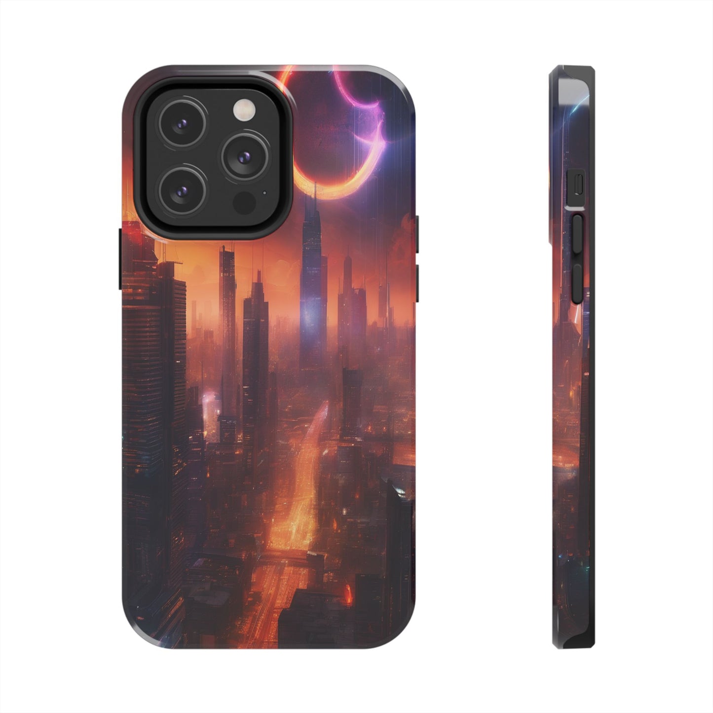 Rugged Phone Case - Impact-Resistant Dual-Layer TPU/PC, Glossy