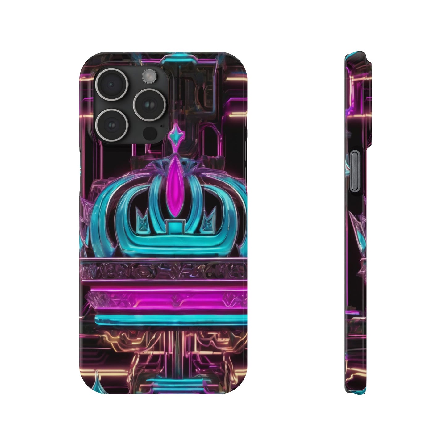 Slim Phone Case for iPhone 16 - Glossy, Lightweight, Impact-Resistant