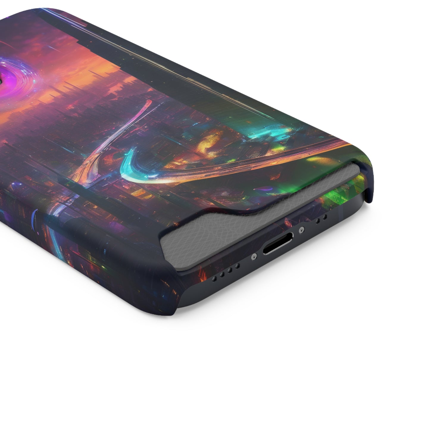 Neon Card Holder Phone Case - MagSafe, iPhone 13 & Galaxy S21/22