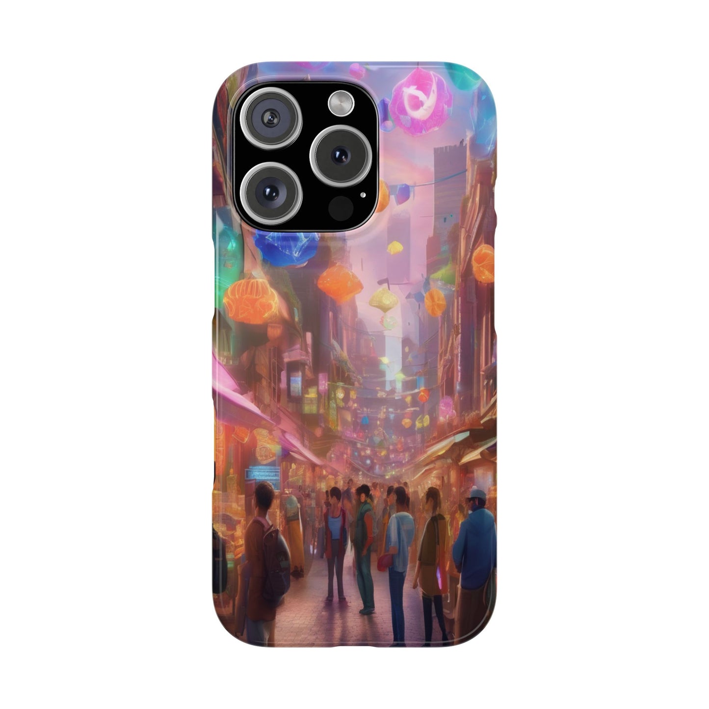 Ultra-Slim Glossy iPhone 16 Phone Case