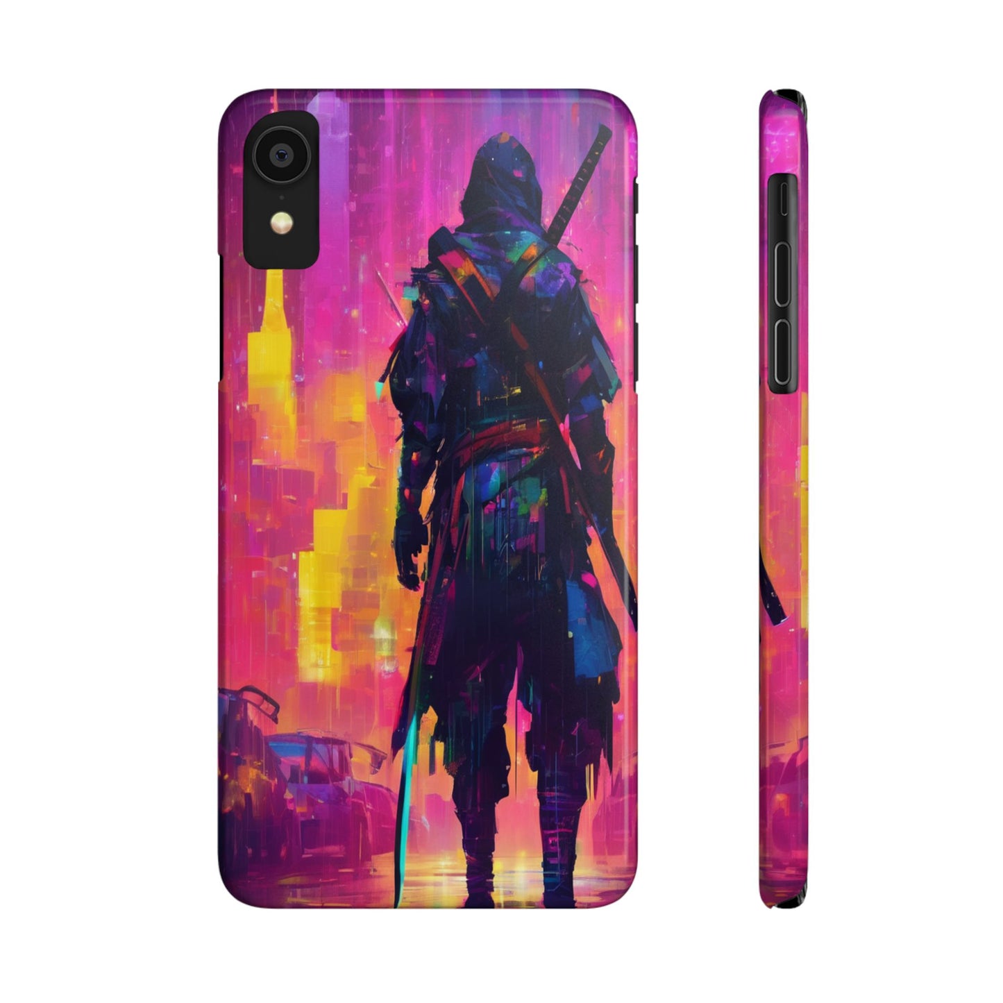Neon Slim Phone Case for iPhone 16 - Glossy Lexan Finish