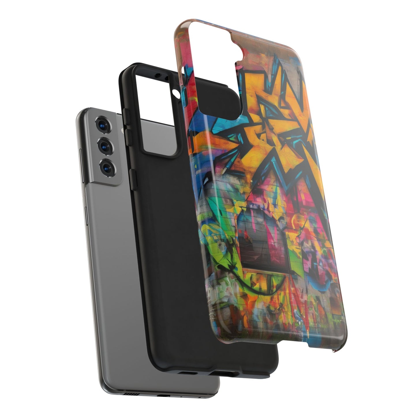 Rugged Phone Case - Impact-Resistant, Glossy Finish