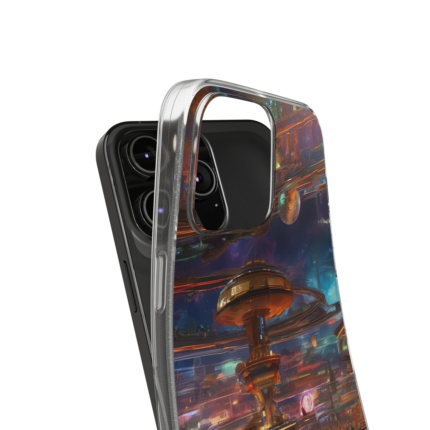 Clear Silicone Phone Case - Slim, Durable, Open-Port Design