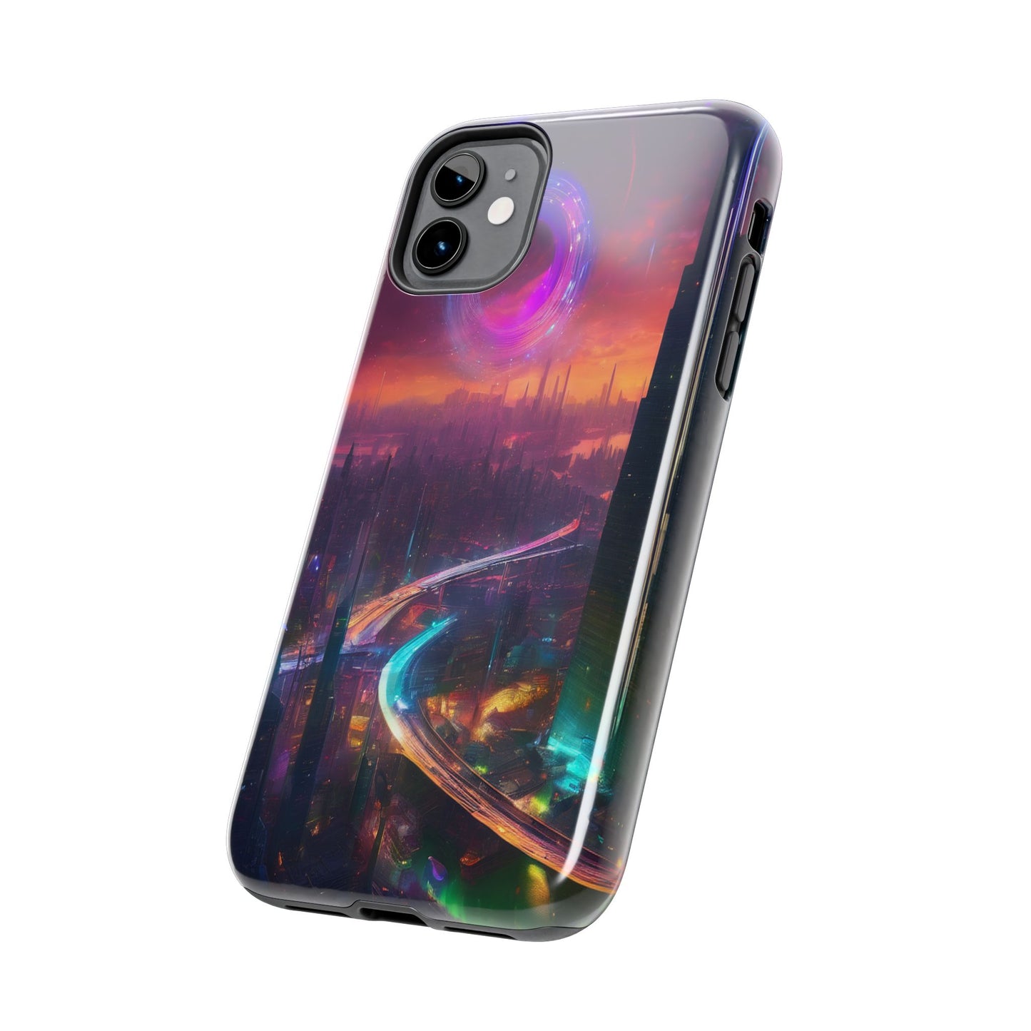 Tough Phone Case – Shockproof TPU/Polycarbonate for iPhone & Samsung