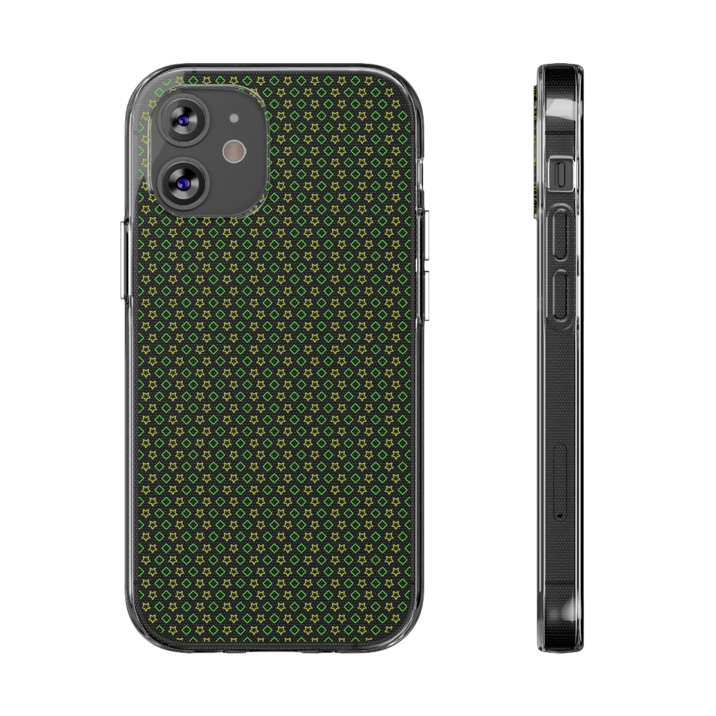 Clear Silicone Phone Case Slim Flexible Open-Port Design